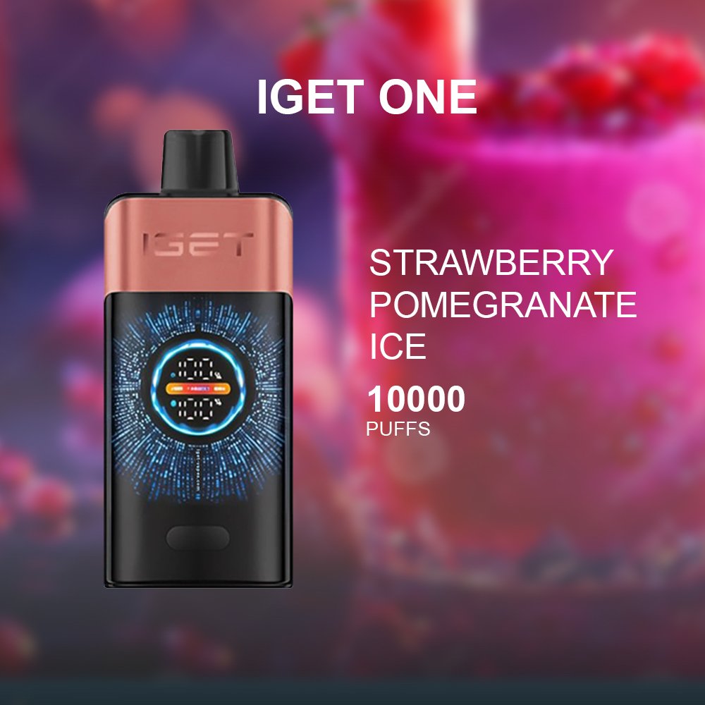 IGET ONE STRAWBERRY POMEGRANATE ICE β 12000 PUFFS